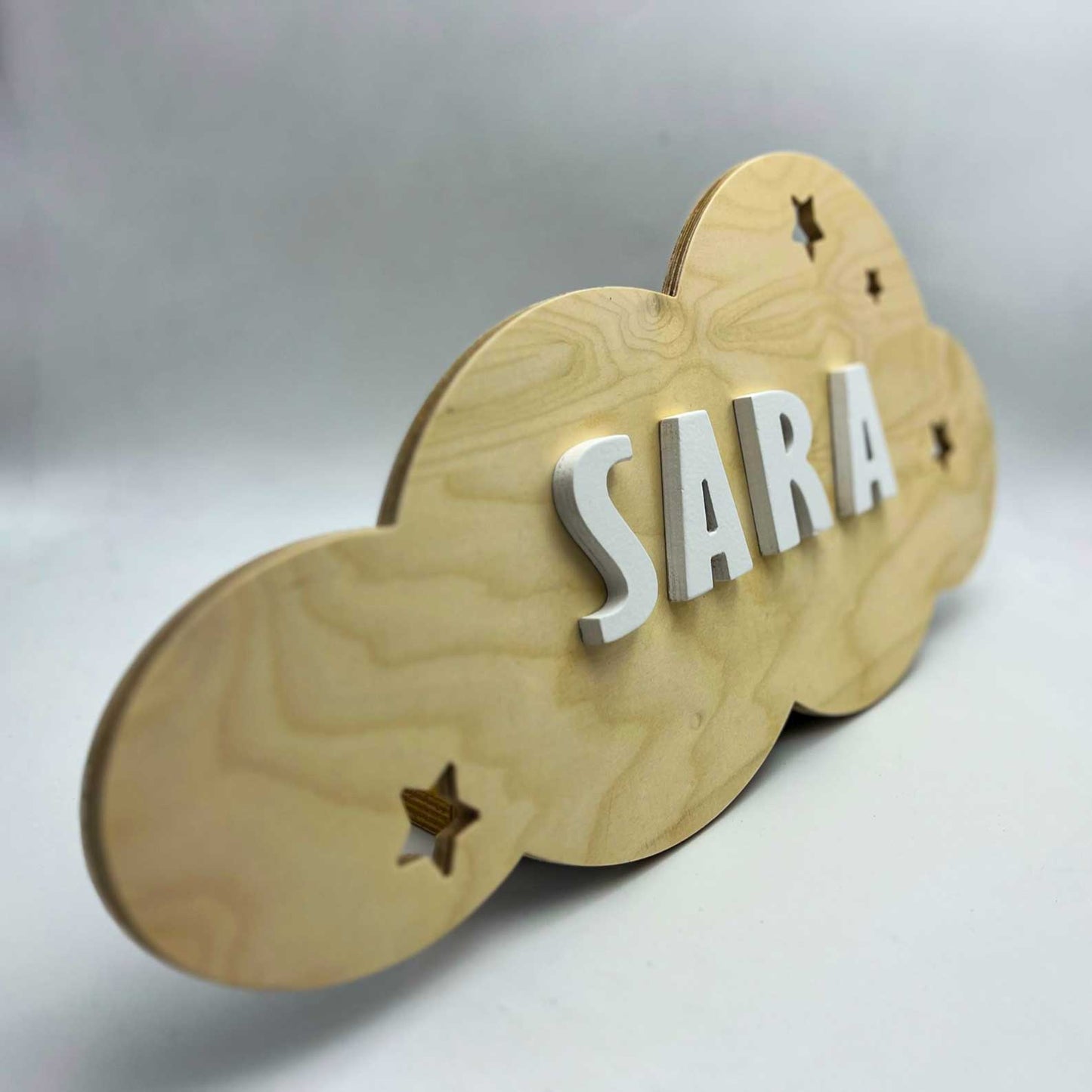 Nube de madera personalizada