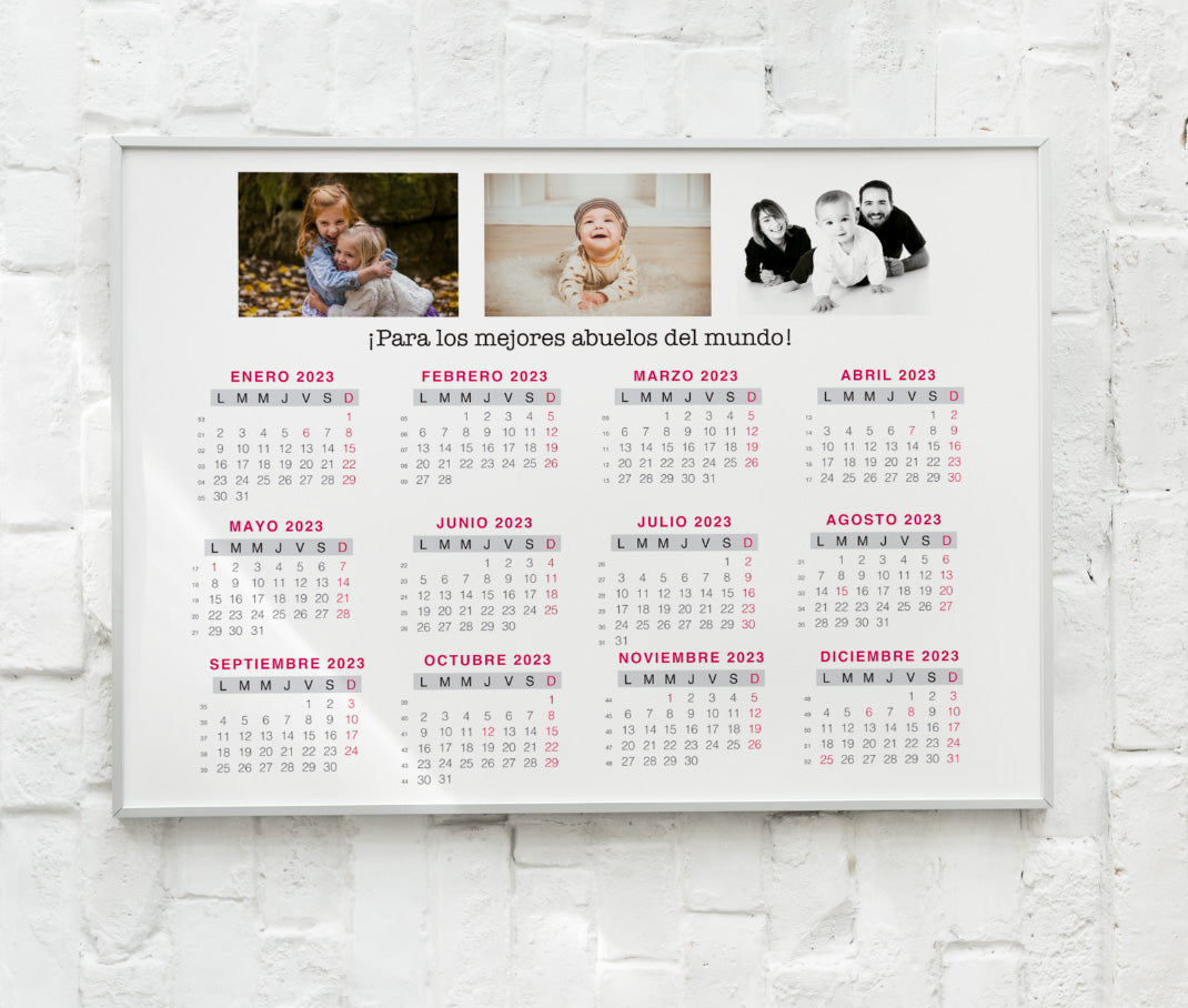 Calendario 42 x 29,7