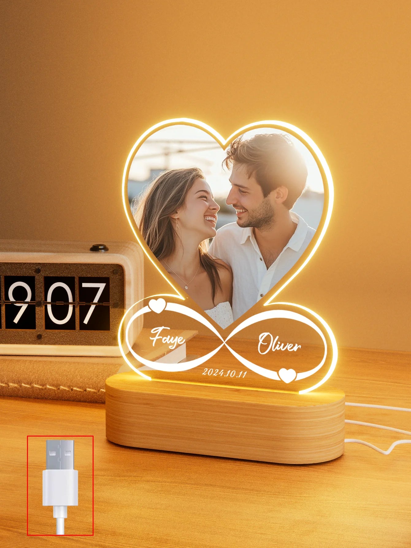 Lampara Corazón