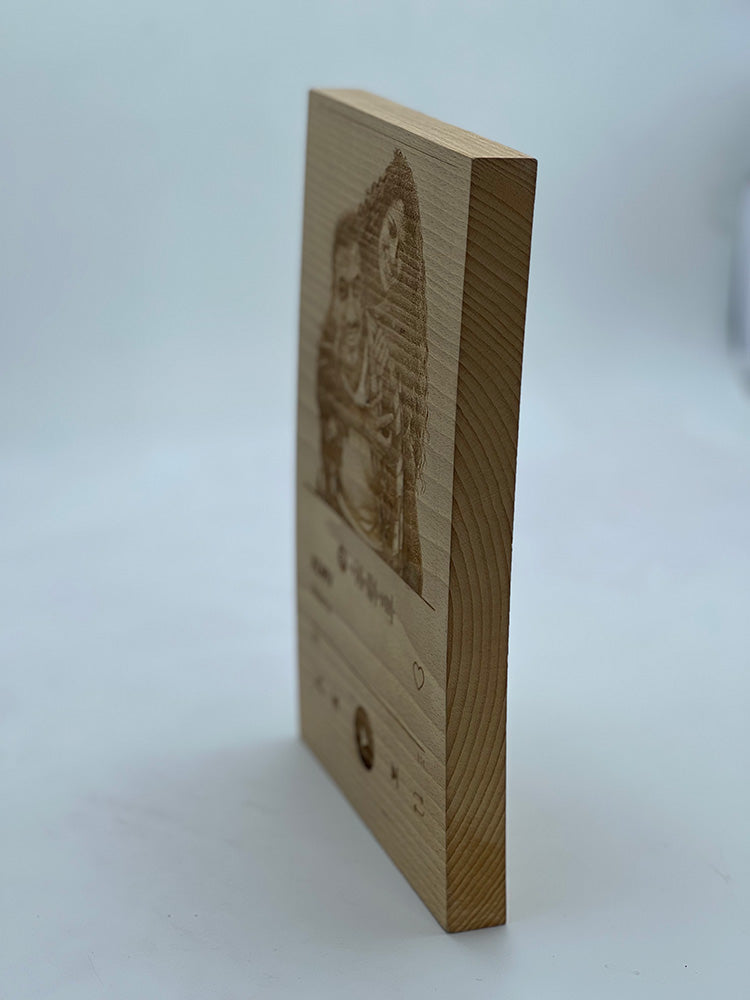 Placa Spotify de Madera